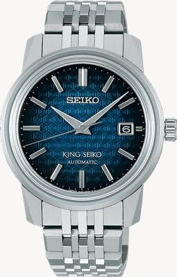 Seiko King Seiko KSK 6L ‘Kameido Blue’ (38.6mm) Blue Dial / Stainless Steel Bracelet SJE105J1