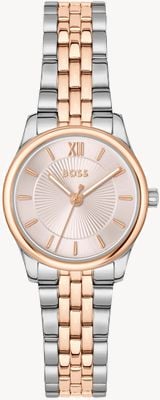 BOSS GRACEFUL MINA Three-Hand Quartz (25mm) Pink Dial / Two-Tone Stainless Steel Bracelet 1502842