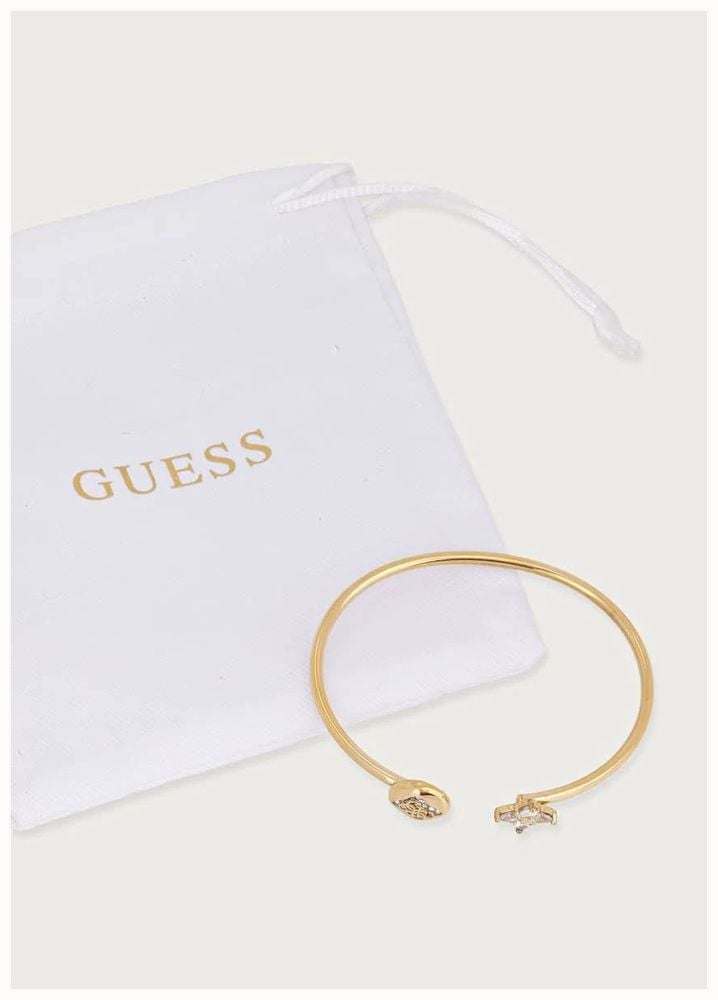 Guess Womens Gold Plated SPINNING BLOOM Bracelet UBB06472YGL - alternate view 4