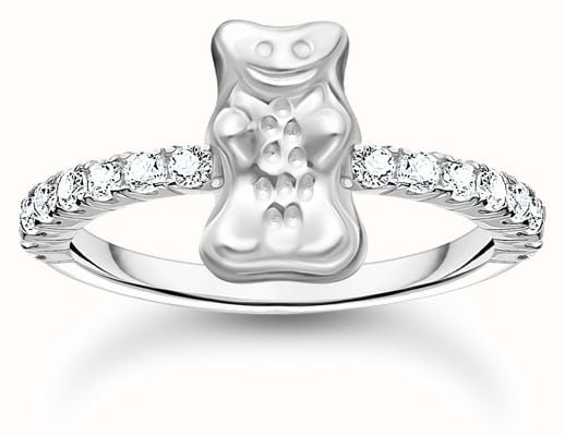 Thomas Sabo Silver Ring With HARIBO Goldbear And Zirconia TR2504-051-14-56