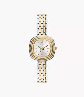 Fossil Emerson 30 mm Three-Hand Two-Tone Stainless Steel Fossil Watch ES5509