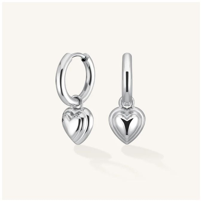 Rosefield Jewellery JEHPS-J986 Hoop Earrings With Silver