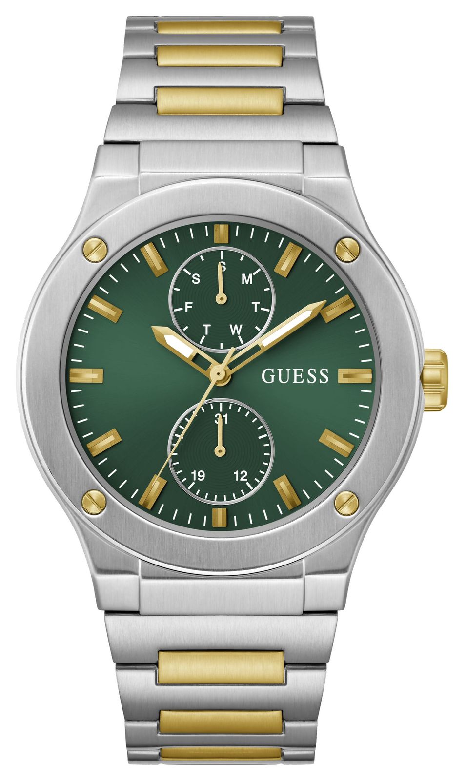 Guess GW0795G1 Men’s JET (45mm) Green Dial / Two-Tone Watch