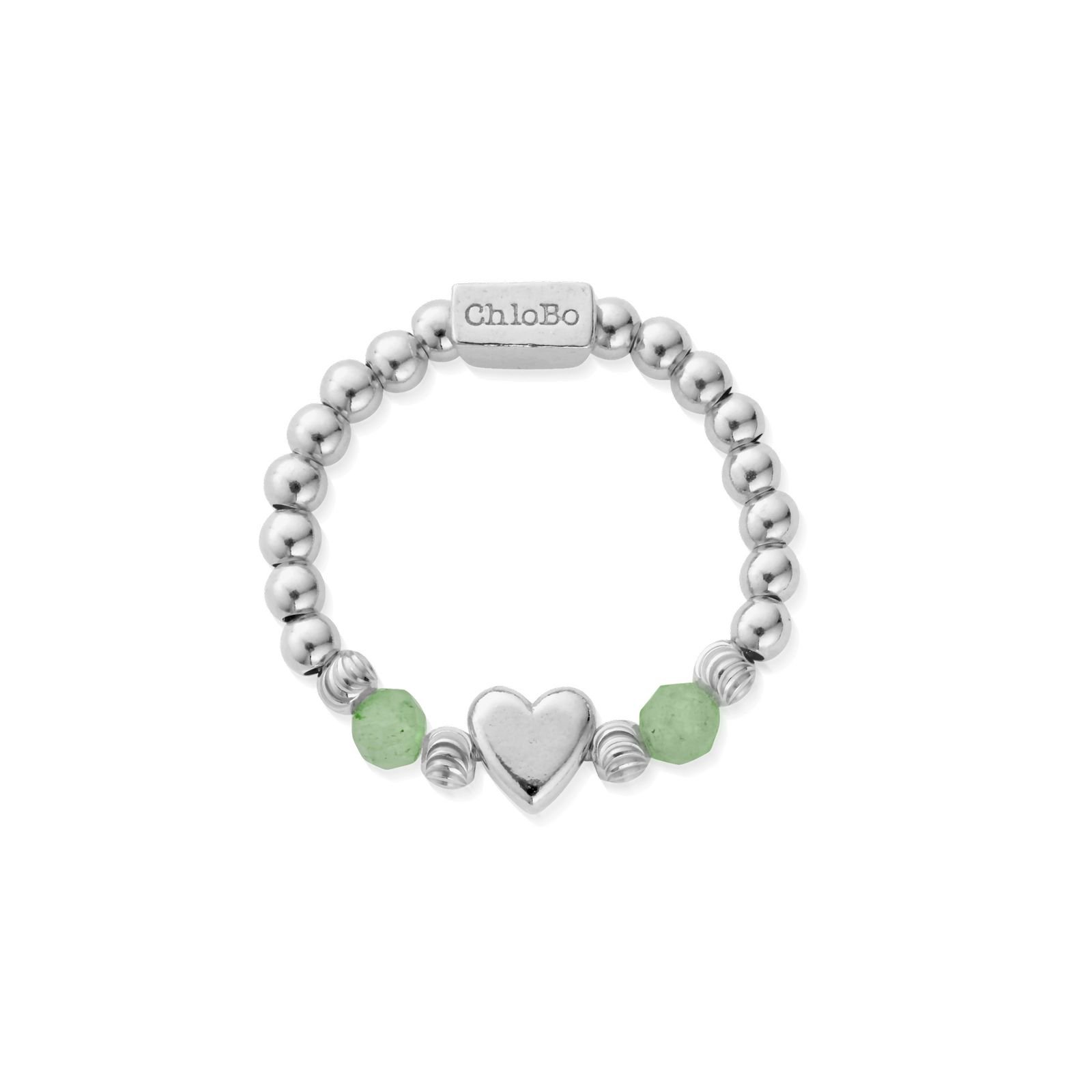 SR1AHEART In Bloom NEW LOVE Aventurine Ring (Small Jewellery - ChloBo - Modalova