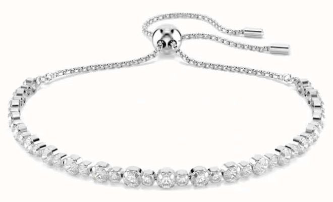 Swarovski Ladies Silver Matrix Tennis Bracelet 5677813