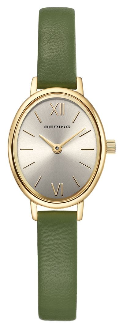 Bering 11020-833 Classic Oval Quartz (20mm) Silver Sunray Watch