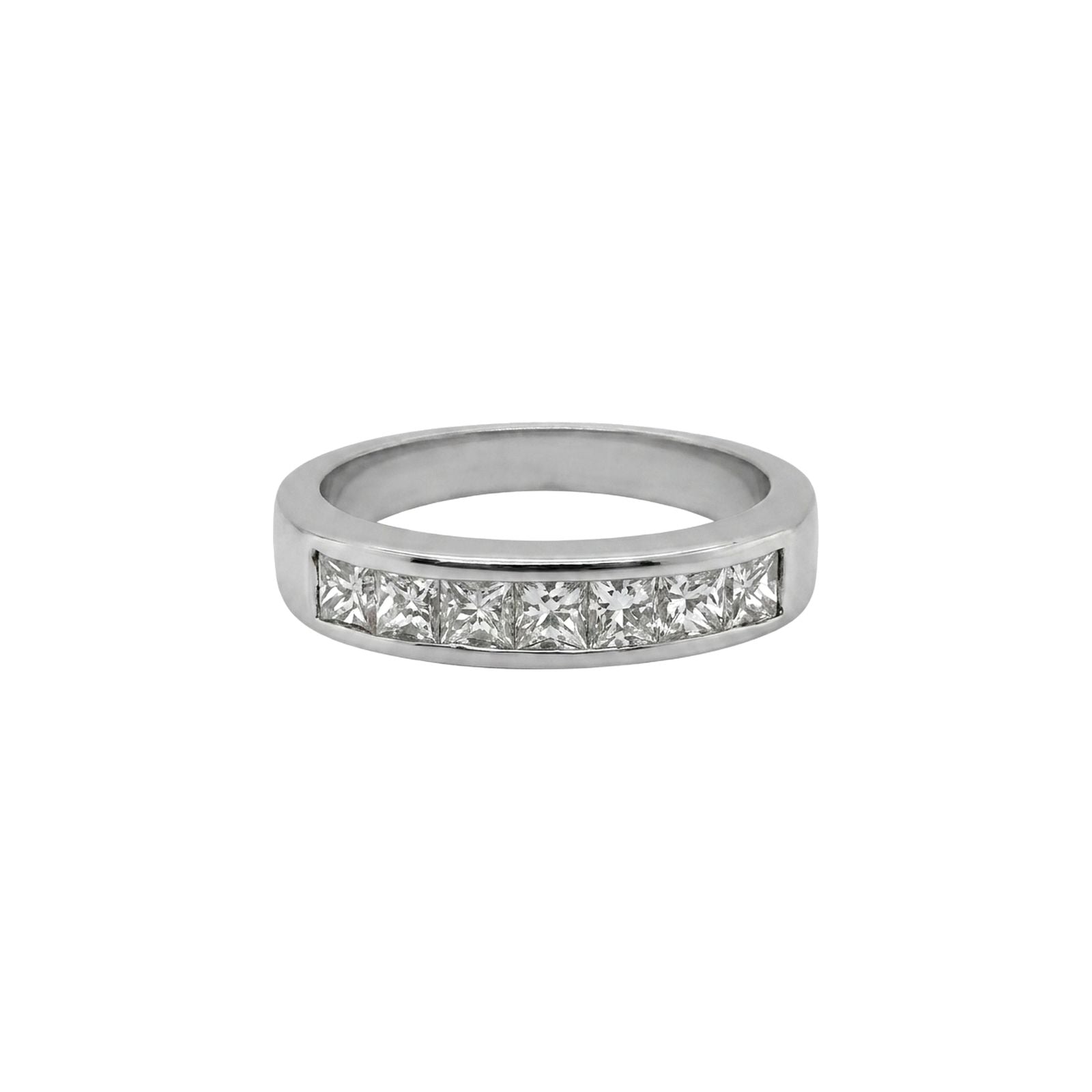 James Moore & Co JM1323 18k W/gold Princess Cut Diamond 1/2 Jewellery