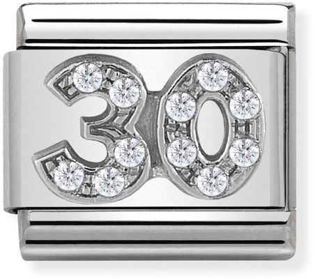 Nomination Classic 30 Sterling Silver & Steel Charm 330304/21