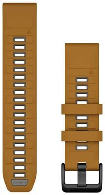 Garmin QuickFit® 22 Watch  Strap Only, Autumn/Pebble Gray Silicone 010-13392-03