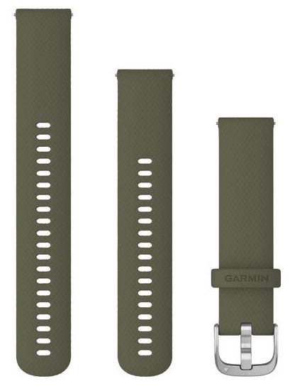 Garmin 010-12924-11 Quick Release Strap (20mm) Moss Silicone Watch