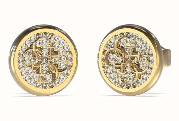 Guess Ladies 'Dreaming' 4G Circle Earrings JUBE03129JWYGT/U