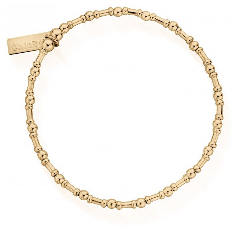 ChloBo GBRHYTHM Rhythm Of Water | Gold Bead Bracelet Jewellery