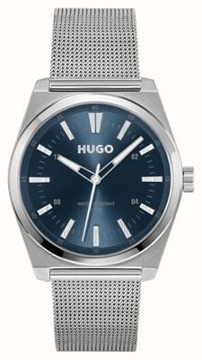 HUGO #ARK (40mm) Blue Dial / Stainless Steel Mesh Bracelet 1530439