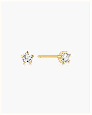 Ania Haie Gold Mini Five-Prong Sparkle Stud Earrings E079-04G