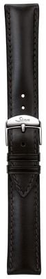 Sinn 20mm Men's Black cowhide leather strap with Russia tanning Watch BL43201851001203401A