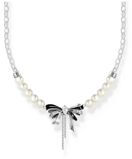 Thomas Sabo KE2295-167-11-L45V Silver CZ Black Enamel & Jewellery