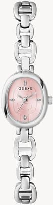 Guess VIVIAN Crytal (21mm) Pink Sunray Dial / Stainless Steel Bracelet GW0982L1