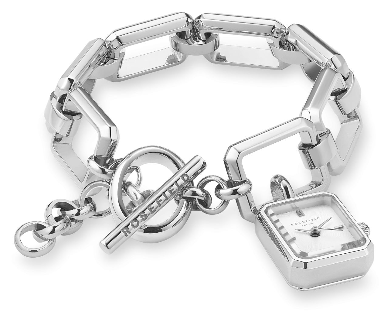 Rosefield SWSSS-O53 Studio Edition - Octagon Charm Chain ( Watch