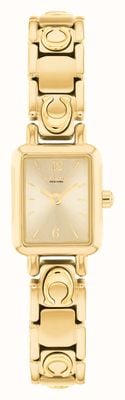 Coach Mara (15.5mm) Gold Dial / Gold PVD Stainless Steel Bracelet 14504672