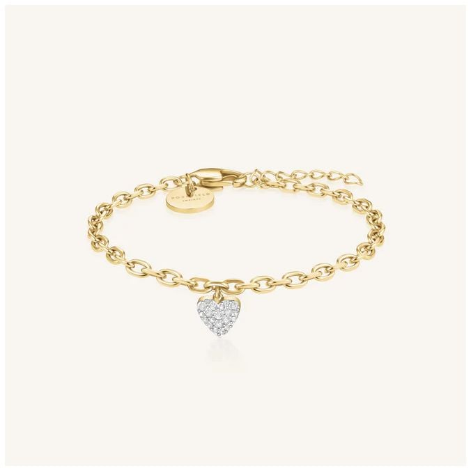 Rosefield Jewellery JBCHG-J1279 Chunky Heart Bracelet Gold