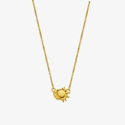 ChloBo Rhythm Of Renewal 18ct Gold Plated Necklace GN3593