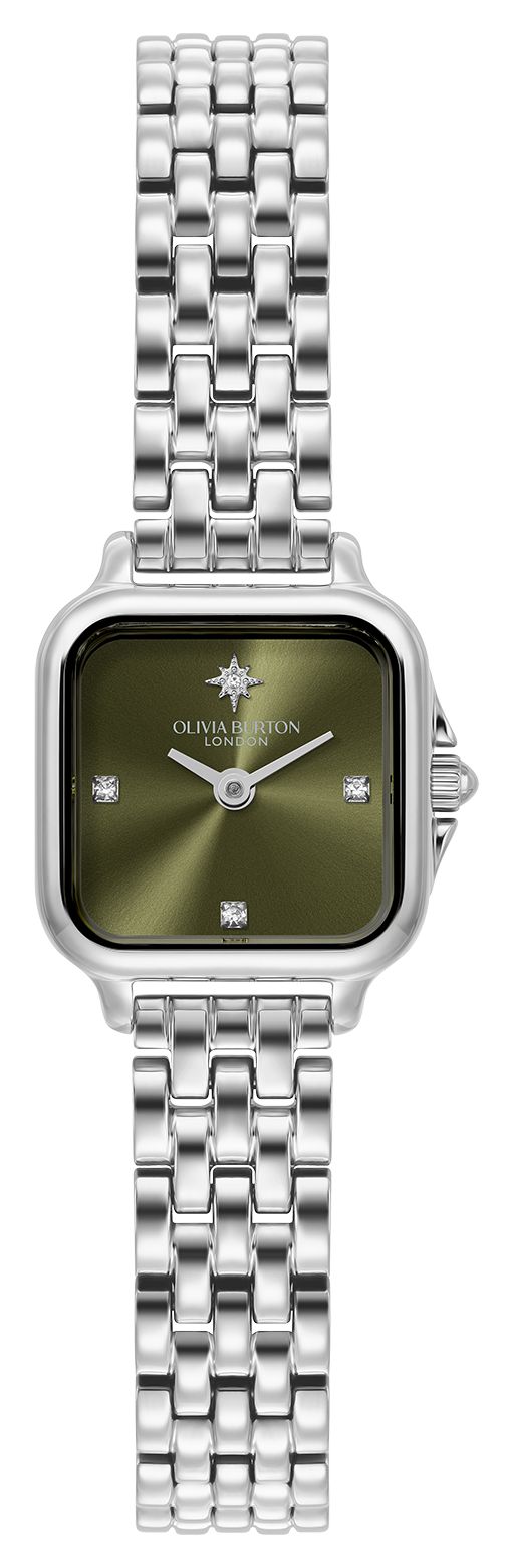 Olivia Burton 24000255 Grosvenor Mini (20mm) Green Dial / Watch