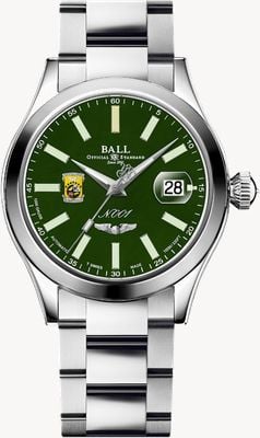 Ball Watch Company Engineer Master II Doolittle Raiders (40mm) Green Dial / Stainless Steel Bracelet NM3000C-S1-GR