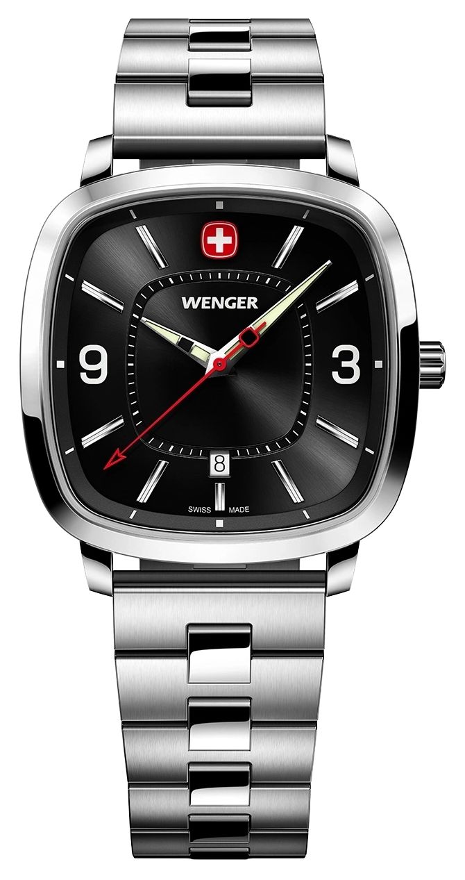 Wenger 01.1921.108 Vintage Sport Quartz (37mm) Black Watch