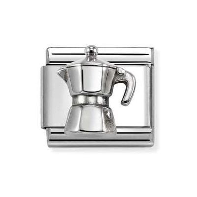 Nomination 330114/30 Classic Coffee Pot Oxidised Silver Jewellery