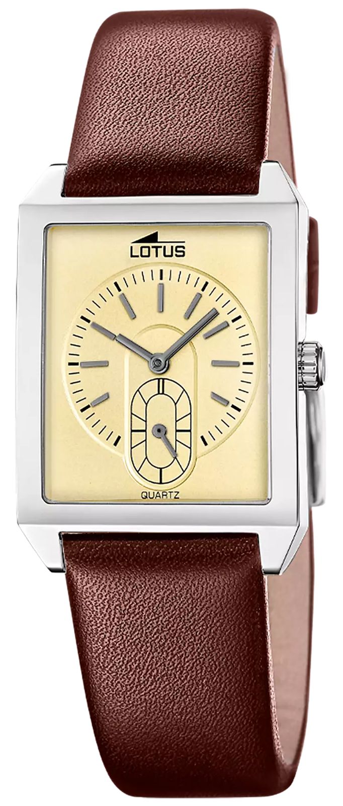 Lotus 19078/2 Square Series Small-Seconds Quartz (33.5mm) Watch
