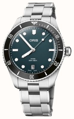 ORIS Divers Date Automatic (39mm) Blue Dial / Stainless Steel Bracelet + Black Tropic Strap 01 733 7795 4055-SET