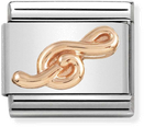 Nomination Classic Treble Clef Steel Charm 430106/13