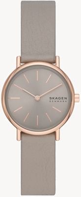 Skagen Signatur Lille Taupe Leather Strap and Dial SKW3060