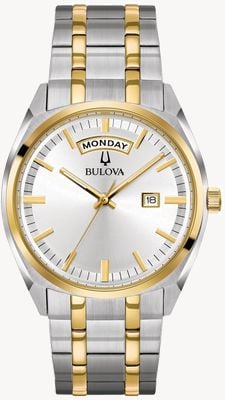 Bulova Men's Classic Two Tone Steel Bracelet 98C127