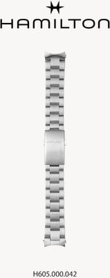 Hamilton Straps Bracelet-Set Steel Watch            Bracelet Only H695000042