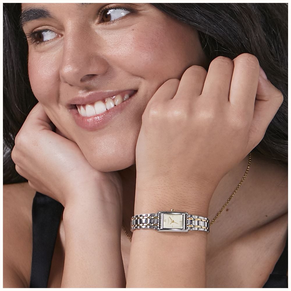 Olivia Burton 16mm Mini Grove White & Two Tone Bracelet 24000435 - alternate view 6