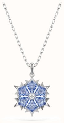 Swarovski Magic Pendant Snowflake | Blue Stones | Rhodium Plated 5735399