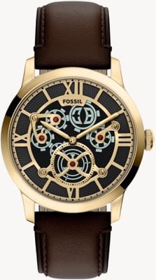 Fossil Townsman Big Tic 42 mm Brown Leather FS6190