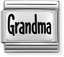 Nomination Classic Grandma Oxidised Sterling Silver & Steel Charm 330102/44