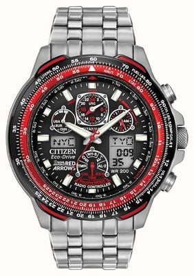 Citizen Red Arrows Titanium Skyhawk A-T Eco-Drive Men's Solar Powered JY8110-51E
