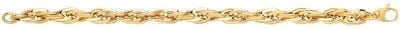 Treasure House Women's 9ct Yellow Gold 7.5 Inches Fancy Bracelet BR623