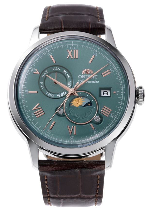 Orient RA-AK0805E30B Bambino Sun & Moon Automatic (41.5mm) Watch