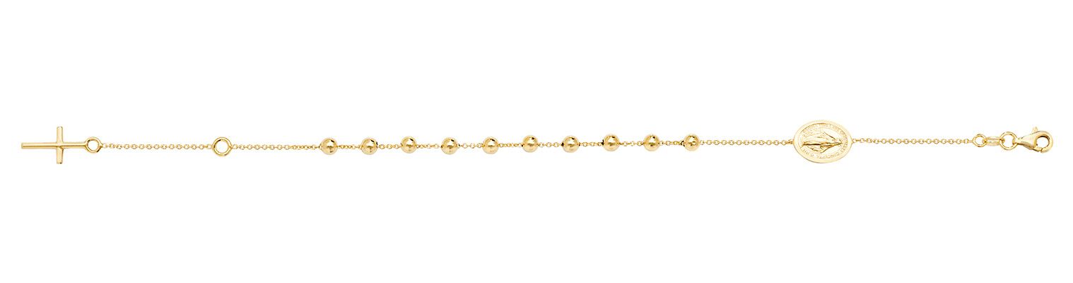 Treasure House BR619 Women's 9ct Yellow Gold 7.5 Inches Jewellery