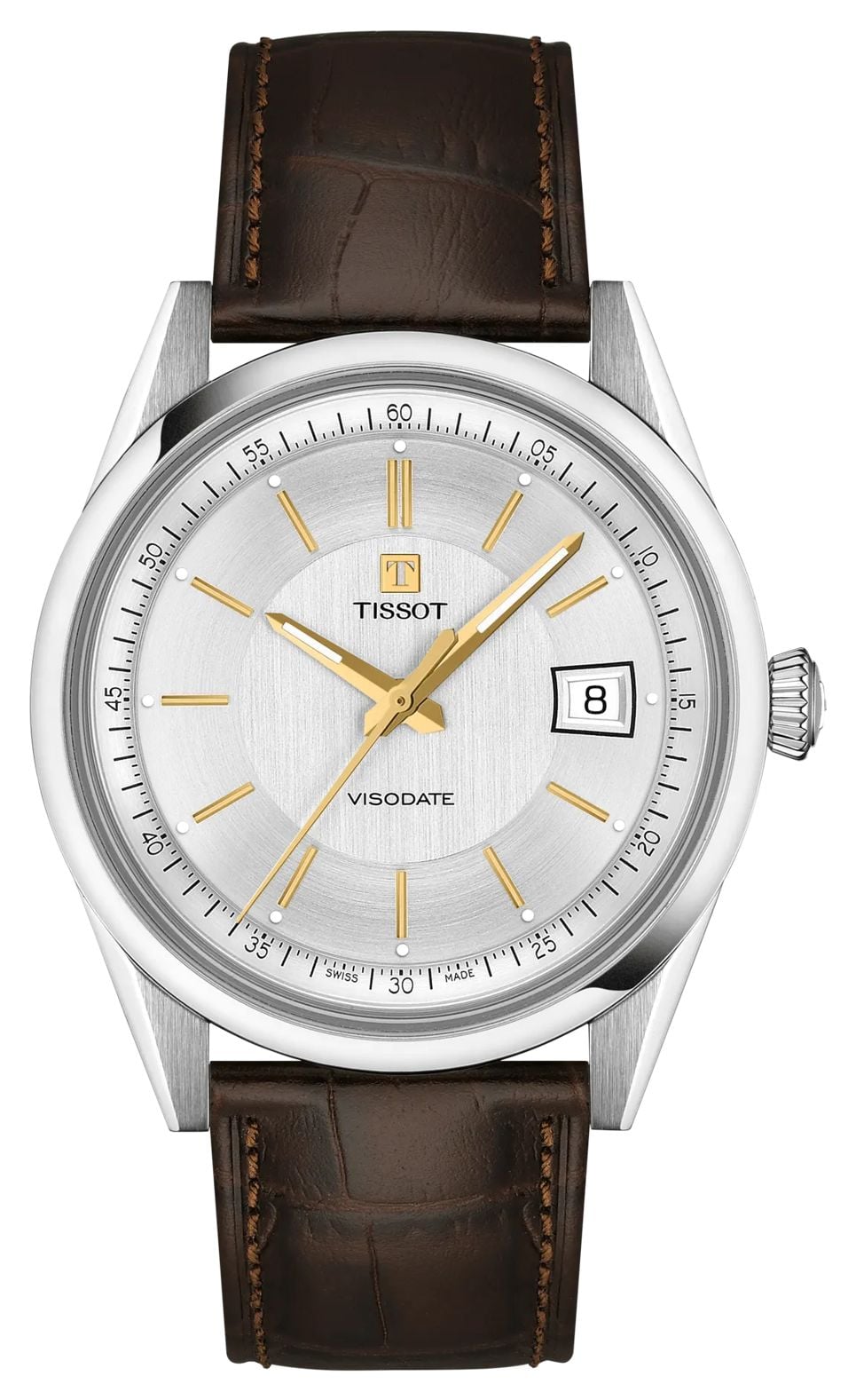 Tissot T1574071603100 Visodate Powermatic 80 (39mm) Silver Watch