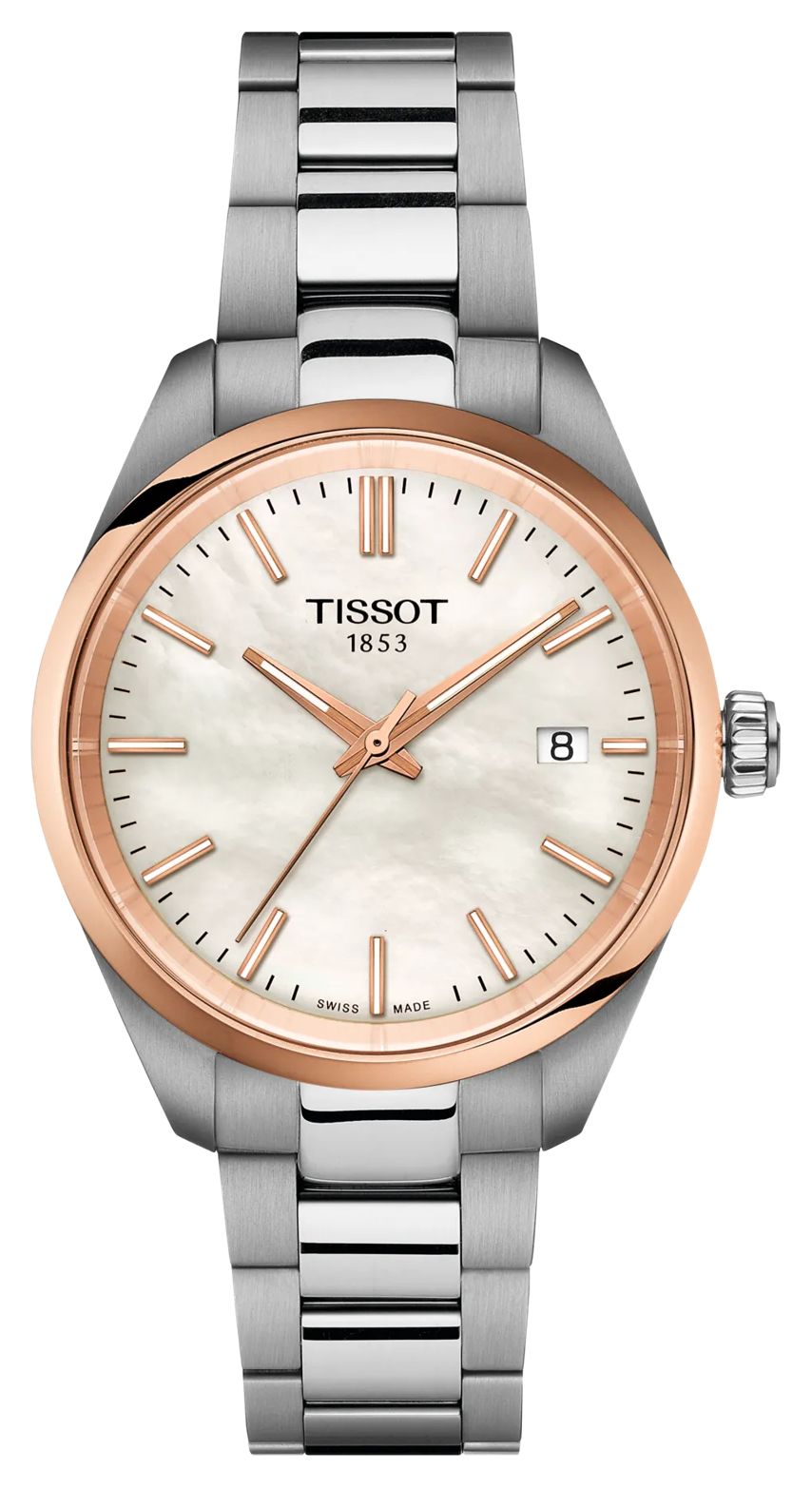 Tissot T1502102111100 PR 100 (34mm) White Mother-of-Pearl Watch