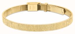 Calvin Klein Sophisticated Textured Gold - Tone Bracelet 35001008