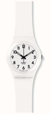 Swatch | Original Gent | Just White Soft Watch | SO28W107-S14