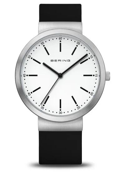 Bering 10141-404 Women's Classic (41mm) White Dial / Black Watch