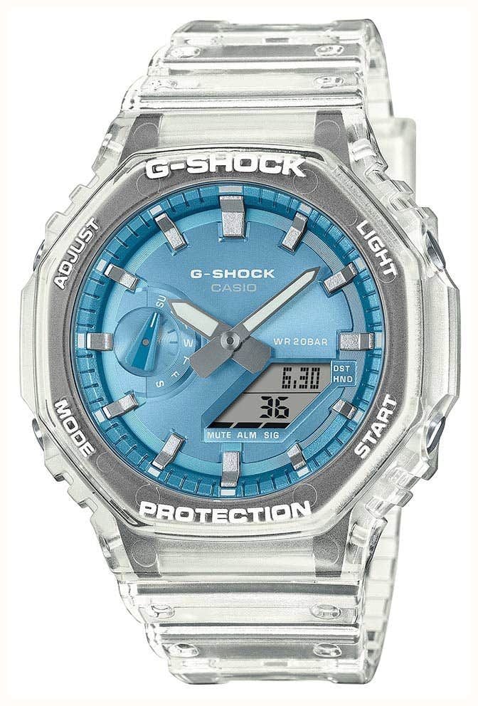 Casio G-Shock Bright Metallic Dial Series (45.4mm) Sky Blue Dial