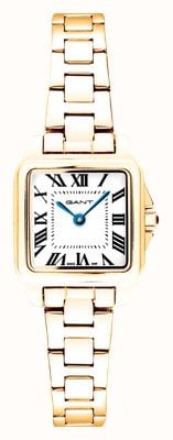GANT Seneca Quartz (22mm) White Dial / Gold PVD Stainless Steel Bracelet G193003